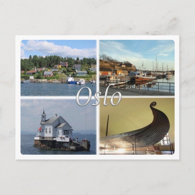 Postal NO Noruega - Oslo - (Anverso)