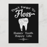 No Olvides Pizarra de Hilo Dental