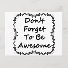 Postal No Olvides Ser Increíble
