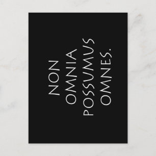 Postal No Omnia Possumus Omnes