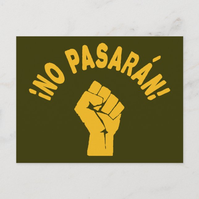 Postal No Pasaran - No Pasarán (Anverso)