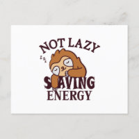 No perezoso, ahorrando energía