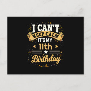 Postal No Puedo Estar Tranquilo Es Mi Cumpleaños 11