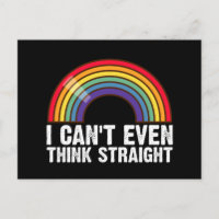 No Puedo Ni Pensar Recto Mes del Orgullo LGBTQ 
