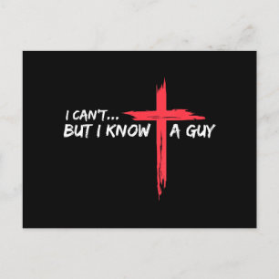 Postal No puedo, pero conozco a un tipo Jesús que cruza F