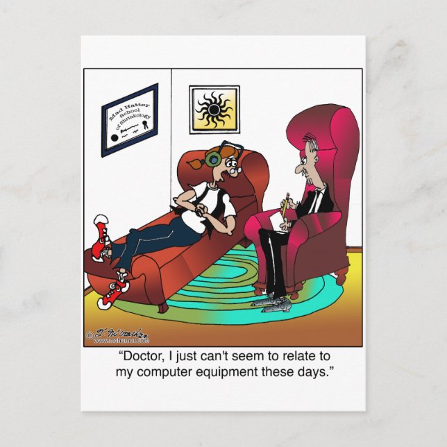 Postal No puedo relacionarme con mi equipo (Anverso)