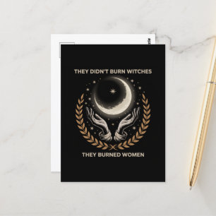Postal No quemaron brujas quemaron manos de luna de las m