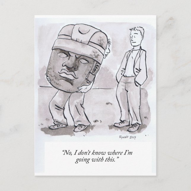 Postal No sé adónde voy con esto (Anverso)