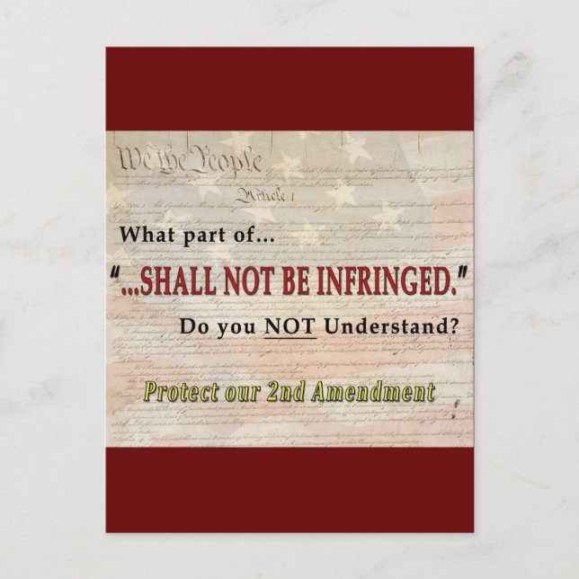 Postal NO se infringirá (Anverso)