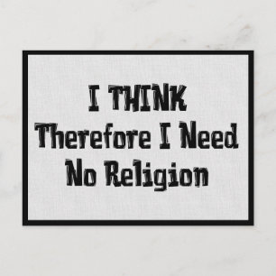 Postal No se necesita la religión