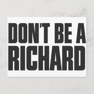 Postal No seas un Richard