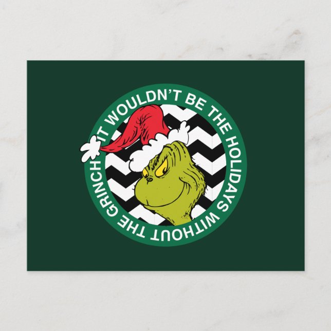 Postal No serían las vacaciones sin Grinch (Anverso)