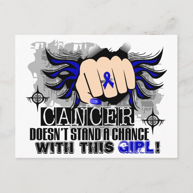 Postal No soporta una oportunidad de cáncer de colon (Anverso)