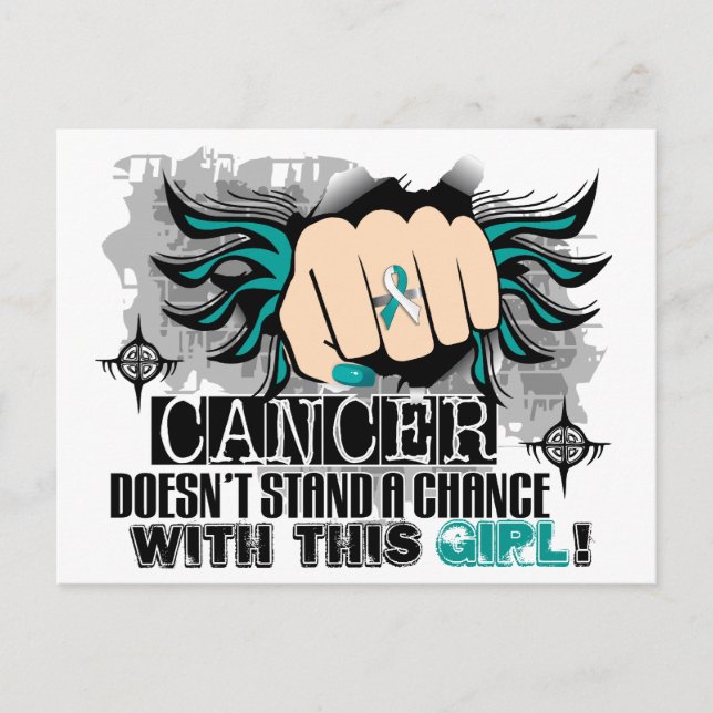 Postal No soporta una oportunidad de cáncer de cuello ute (Anverso)