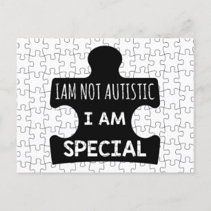 Postal No soy autista, soy especial