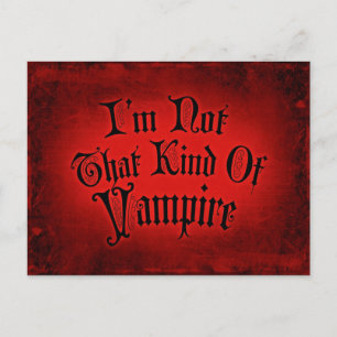 Postal No soy esa clase de vampiro
