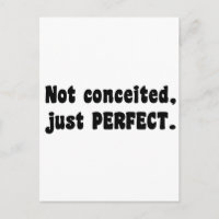 No soy presumido, solo perfecto