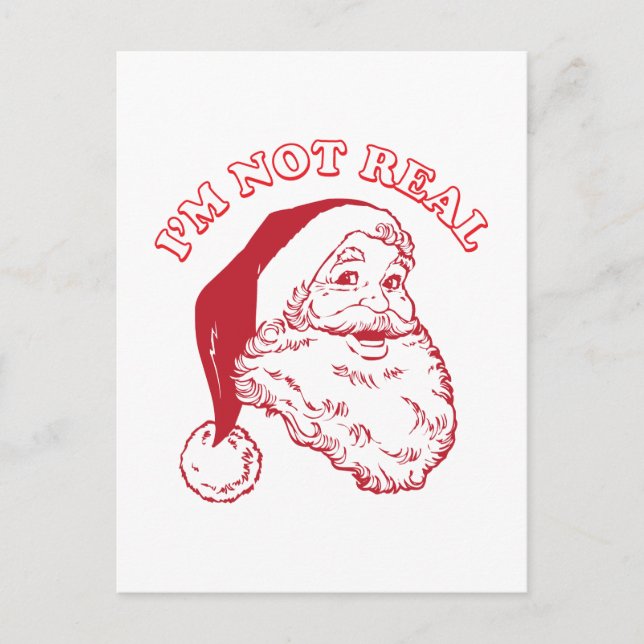 Postal No soy real (Anverso)