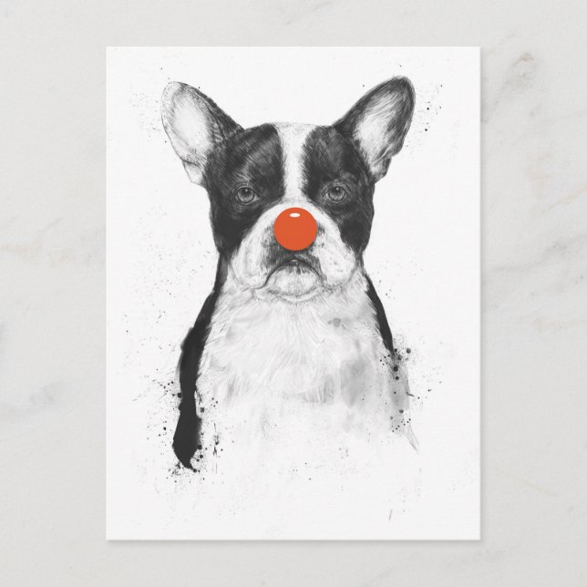 Postal No soy tu payaso (Anverso)