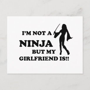 Postal No soy un Ninja, pero mi novia es