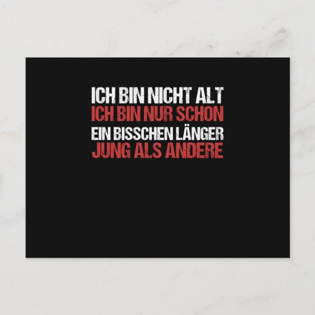 Postal No Soy Viejo He Sido Joven Un Poco Más Tiempo Que (Anverso)
