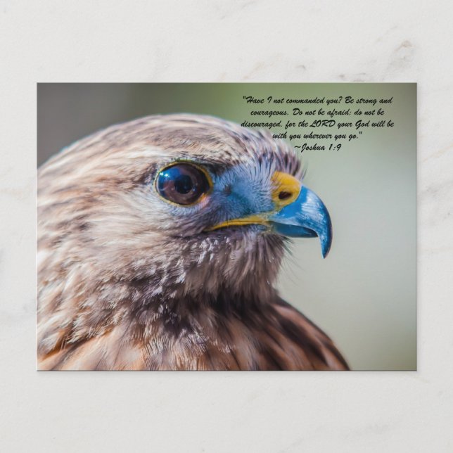 Postal "¿No te he mandado? Sé fuerte y valiente (Anverso)