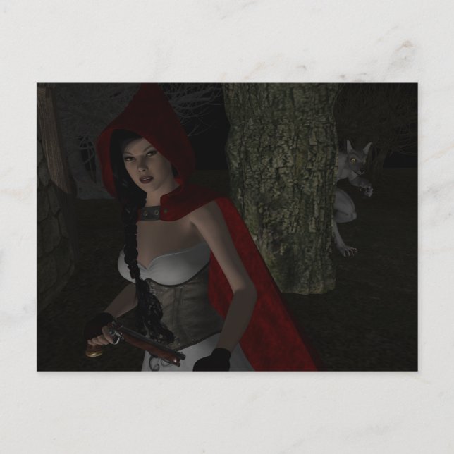 Postal No te metas con el rojo (Anverso)