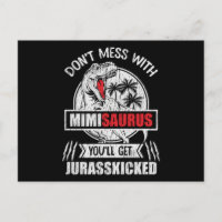 No te metas con Mimi Saurus Familia de Dinosaurios