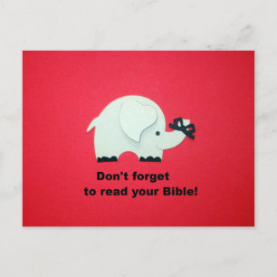Postal ¡No te olvides de leer tu Biblia!
