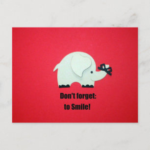 Postal ¡No te olvides de Sonreír!