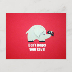 Postal ¡No te olvides las llaves!