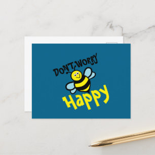 Postal No te preocupes por ser feliz