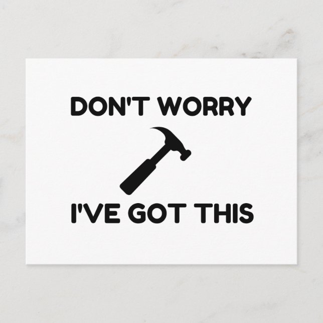 POSTAL NO TE PREOCUPES QUE TENGA ESTE HUMER (Anverso)