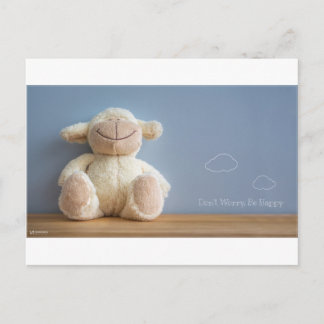 Postal No te preocupes. Ser feliz