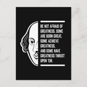 Postal No Tengas Miedo A La Gran Cita De Shakespeare