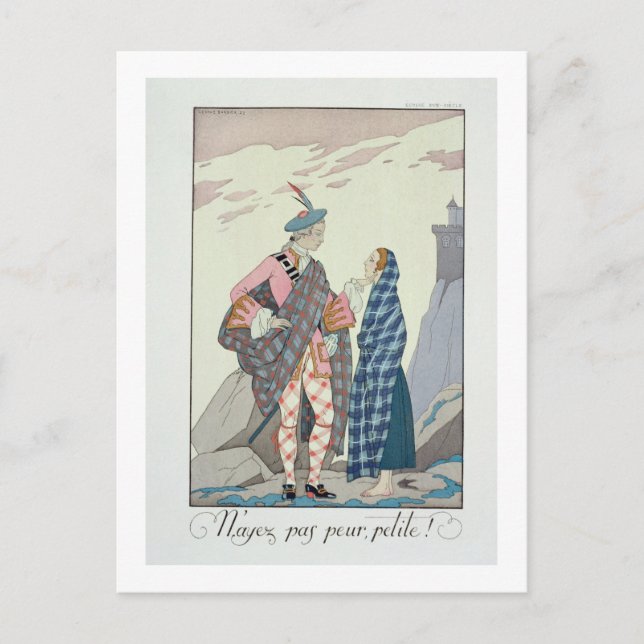 Postal ¡No tengas miedo, pequeño! 1922 (huella de pochoo) (Anverso)