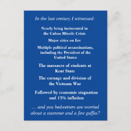 Postal No tengas tanto miedo de apoyar a Joe Biden