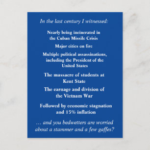 Postal No tengas tanto miedo de apoyar a Joe Biden