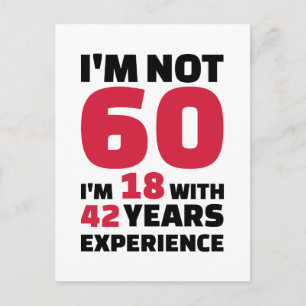 Postal No tengo 60 años