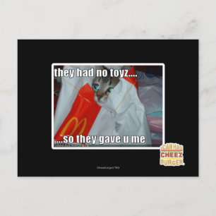 Postal no tenían juguete