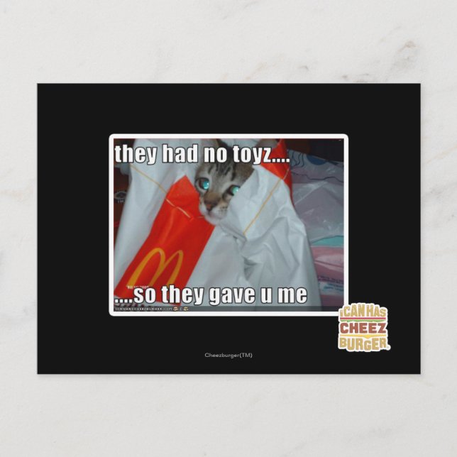 Postal no tenían juguete (Anverso)