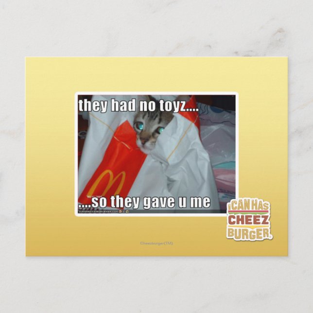 Postal no tenían juguete (Anverso)