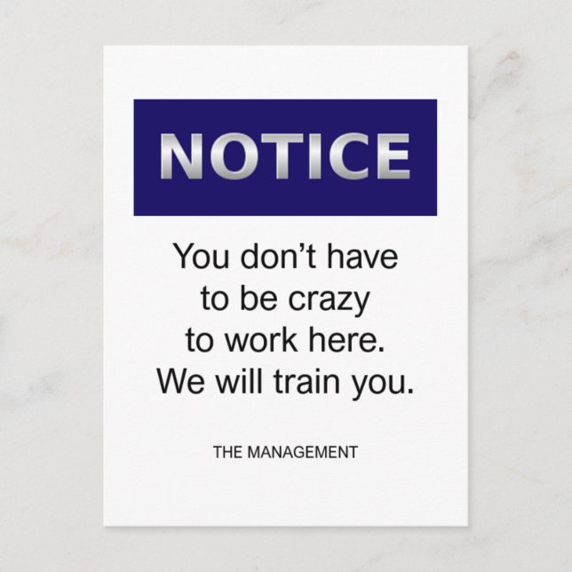 Postal No tienes que ser gracioso (Anverso)