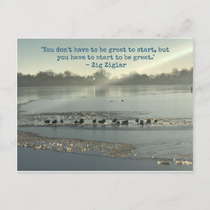 Postal No tienes que ser grande