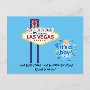Postal No Todo Se Queda En Vegas Es Niño