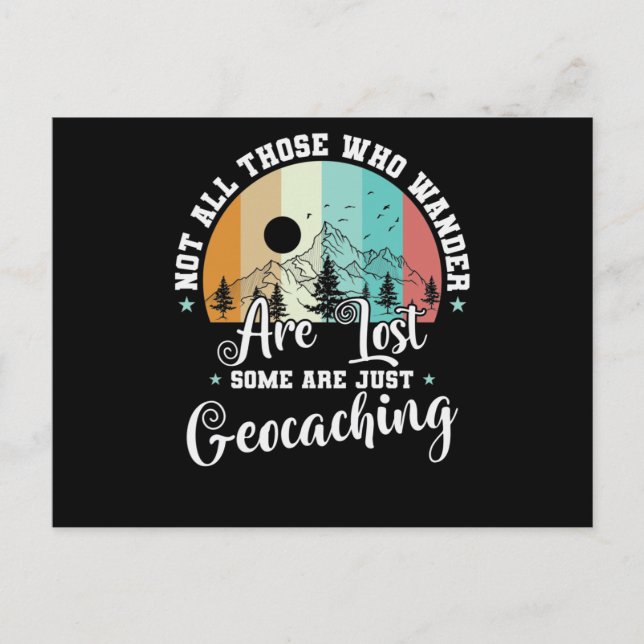 Postal No Todos Los Que Despertan Se Pierden La Geocaliza (Anverso)