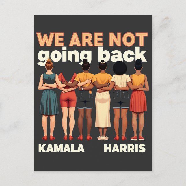 Postal No vamos a recuperar el empoderamiento de las muje (Anverso)