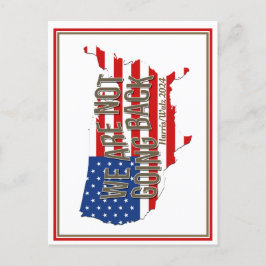 Postal No vamos a volver a Estados Unidos