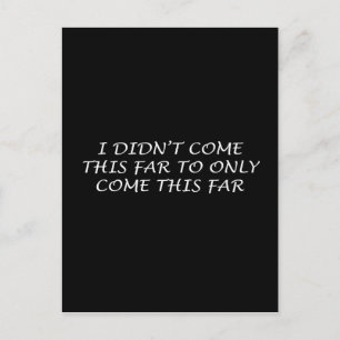 Postal No vine tan lejos