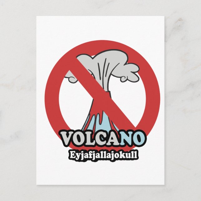 POSTAL NO VOLCANO (Anverso)